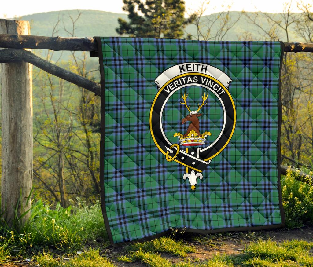 Keith Ancient Tartan Crest Quilt