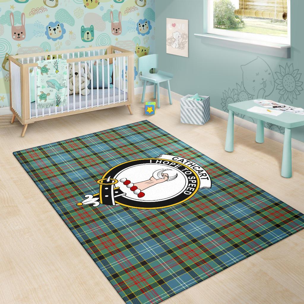 Cathcart Tartan Crest Area Rug