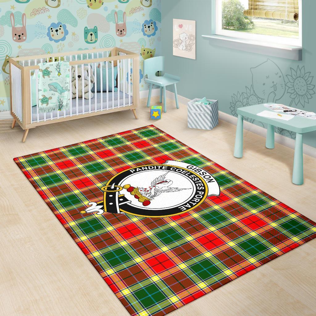 Gibson Tartan Crest Area Rug