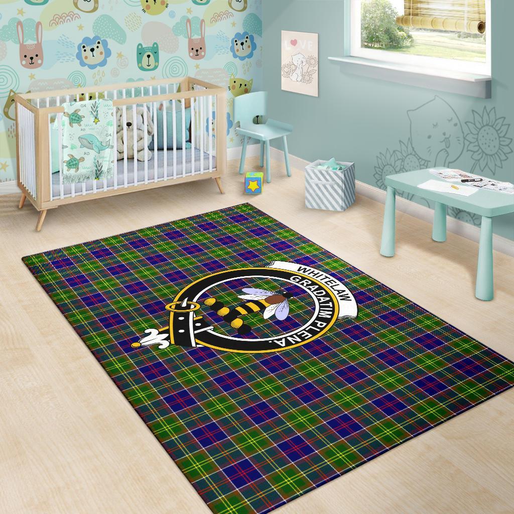 Whitelaw Tartan Crest Round Rug