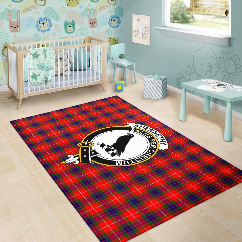 Abernethy Tartan Crest Area Rug