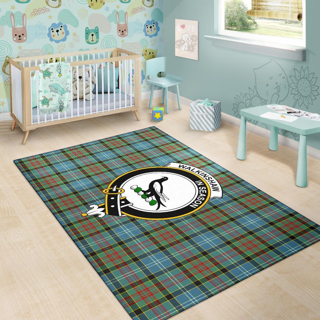 Walkinshaw Tartan Crest Area Rug