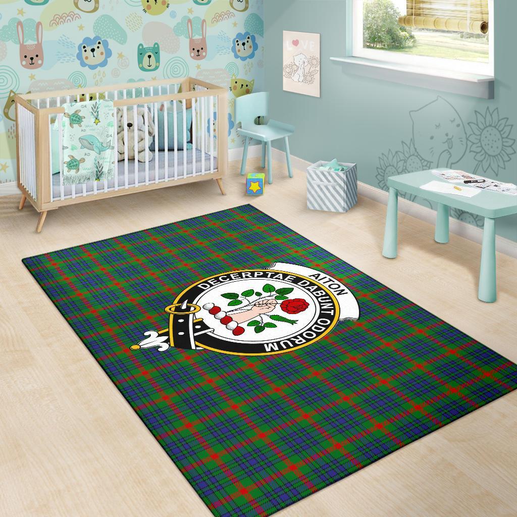 Aiton Tartan Crest Area Rug