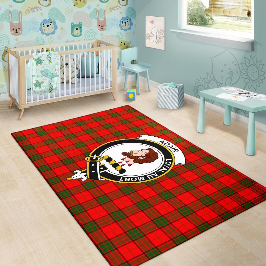 Adair Tartan Crest Area Rug