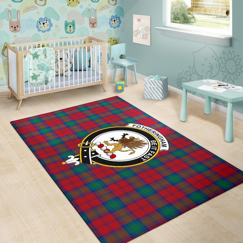 Fotheringham Tartan Crest Area Rug