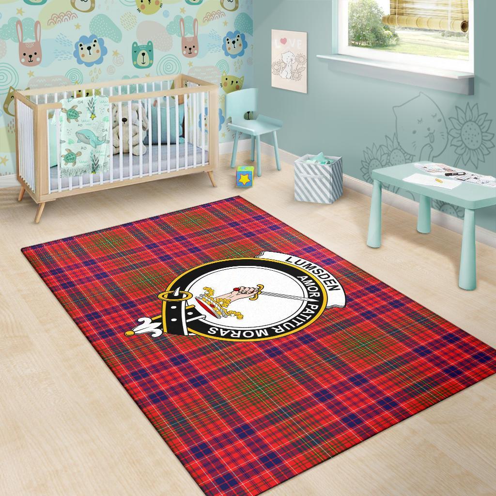 Lumsden Tartan Crest Area Rug