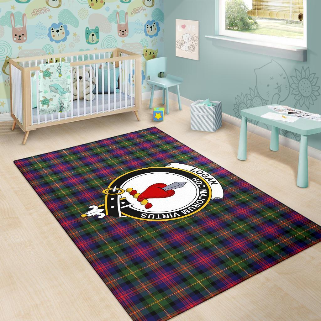 Logan Tartan Crest Area Rug