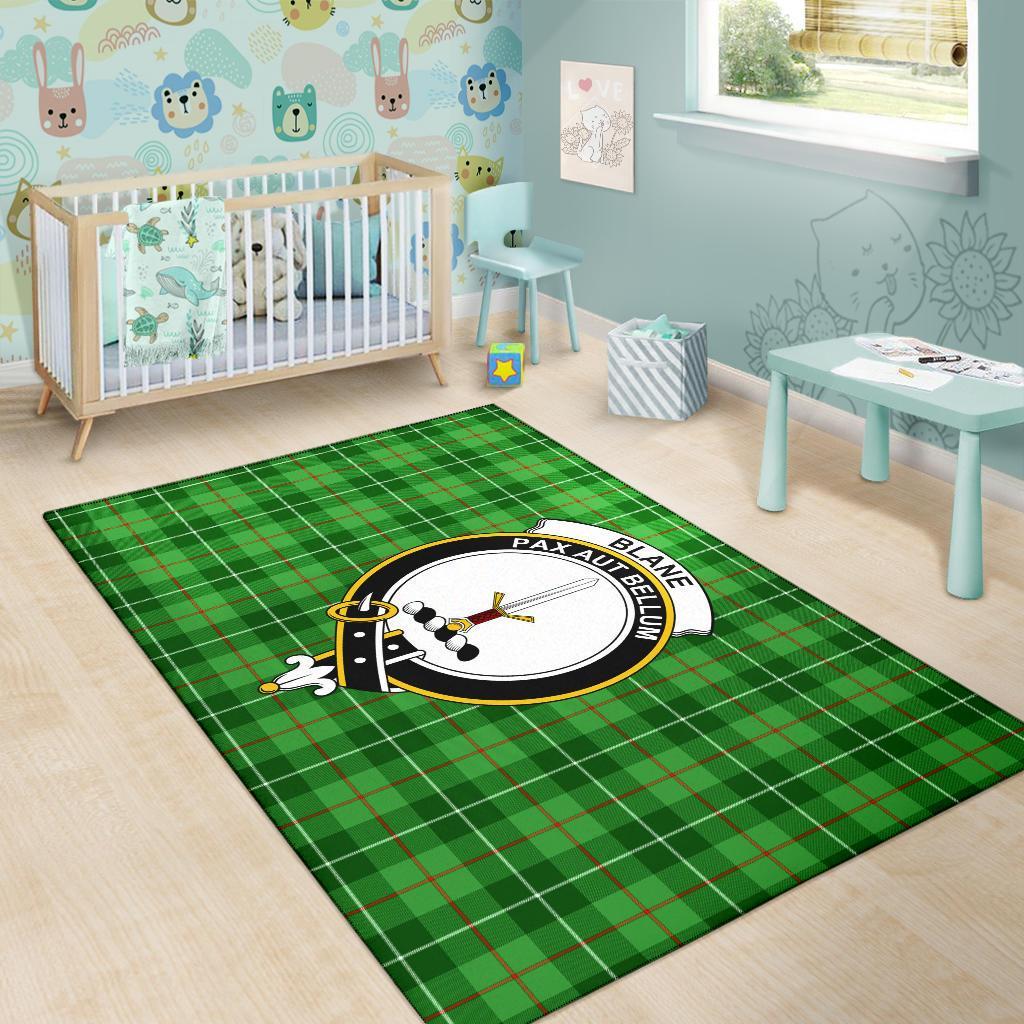 Blane Tartan Crest Area Rug