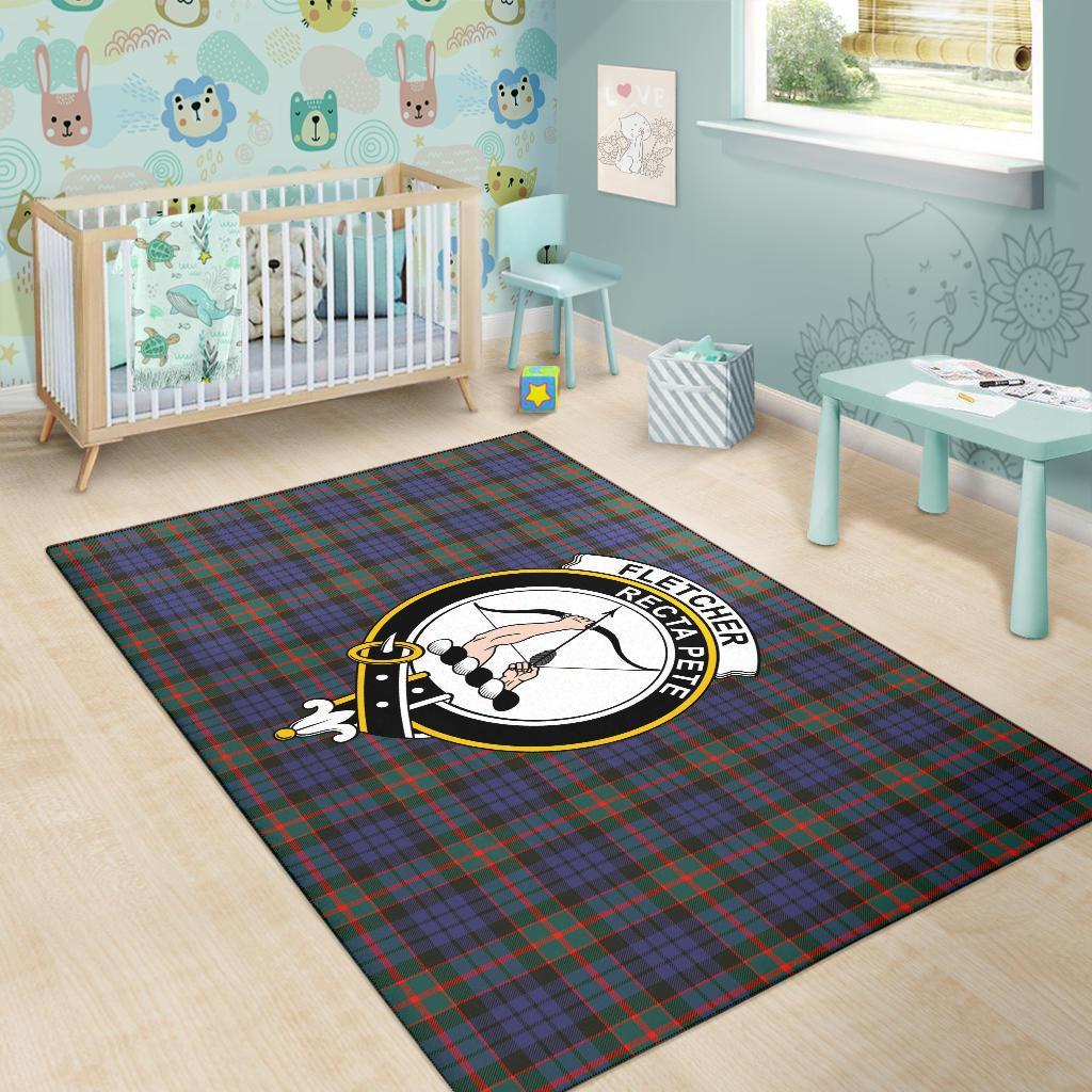 Fletcher Tartan Crest Area Rug