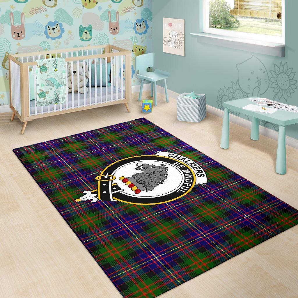 Chalmers Tartan Crest Area Rug