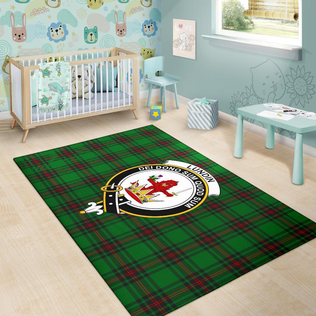 Lundin Tartan Crest Area Rug