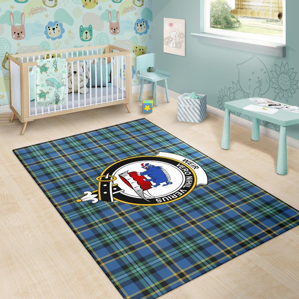 Weir Tartan Crest Area Rug