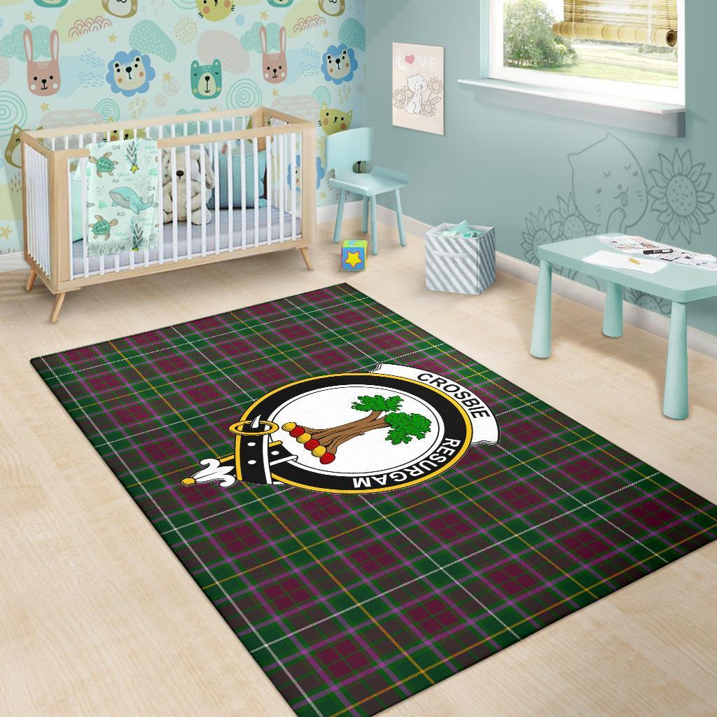 Crosbie Tartan Crest Area Rug