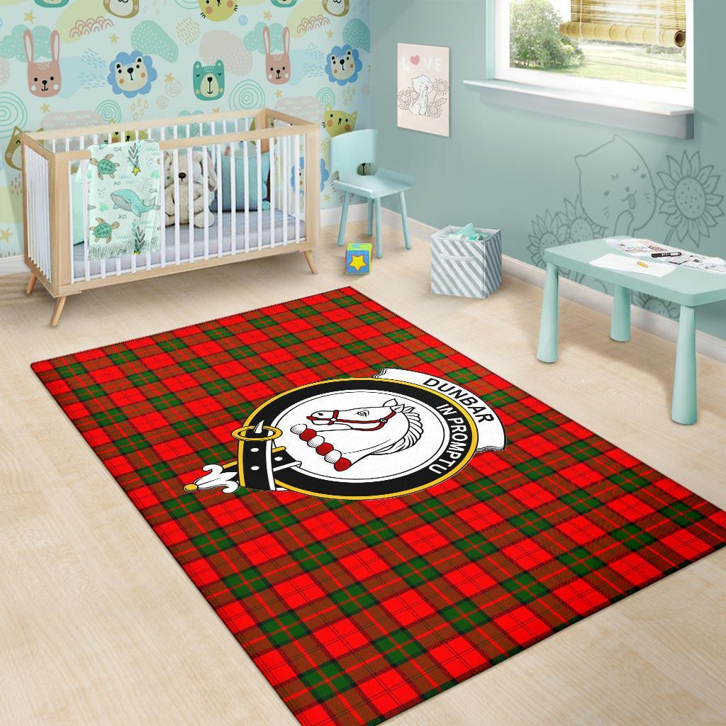 Dunbar Tartan Crest Area Rug