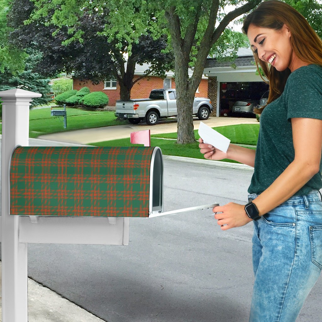 Menzies Green Ancient 2 Tartan Mailbox