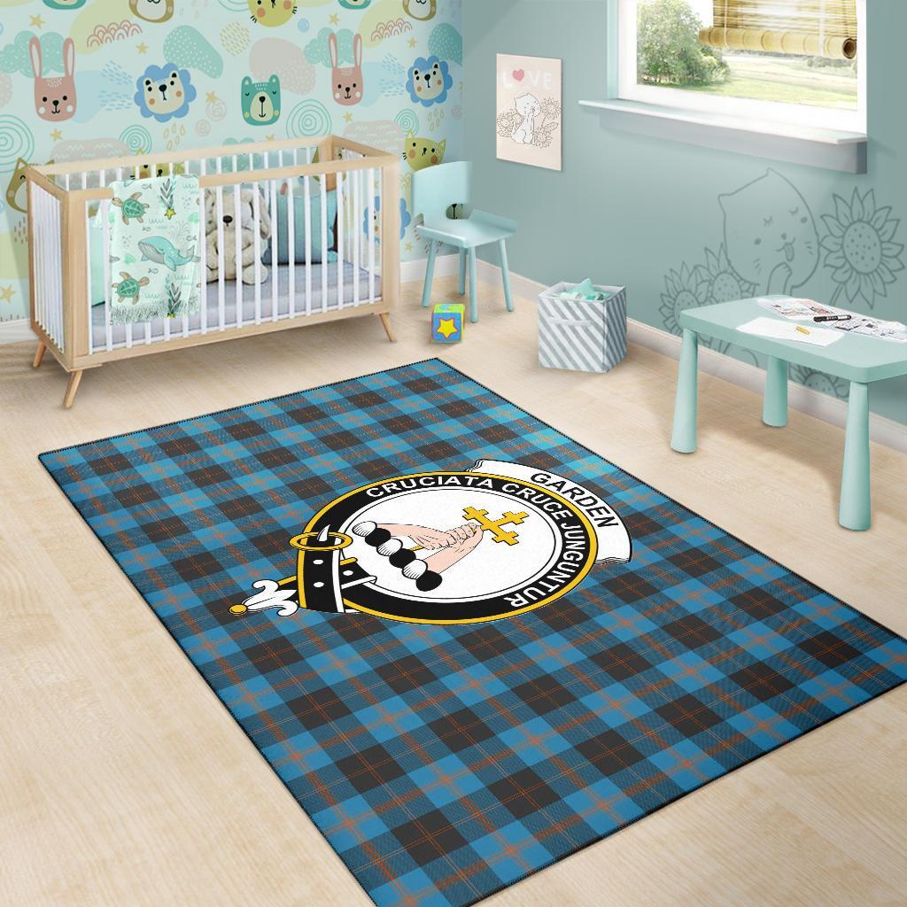 Garden Tartan Crest Area Rug