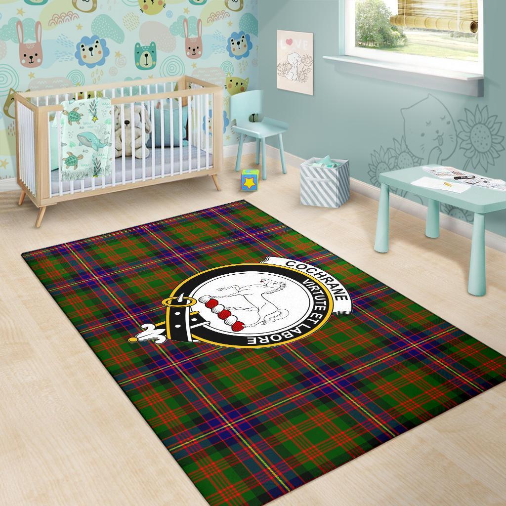 Cochrane Tartan Crest Area Rug