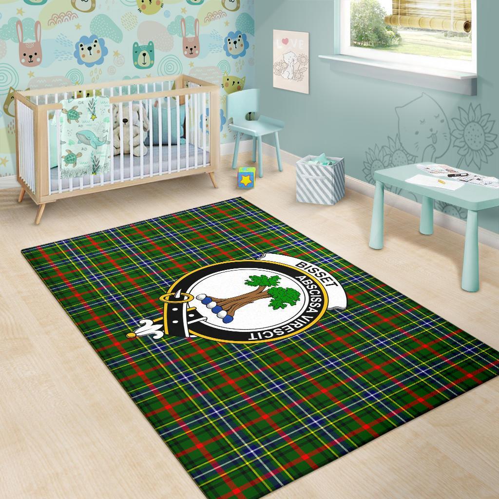 Bisset Tartan Crest Area Rug