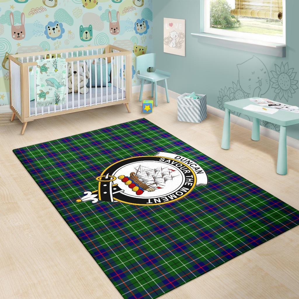 Duncan Tartan Crest Area Rug