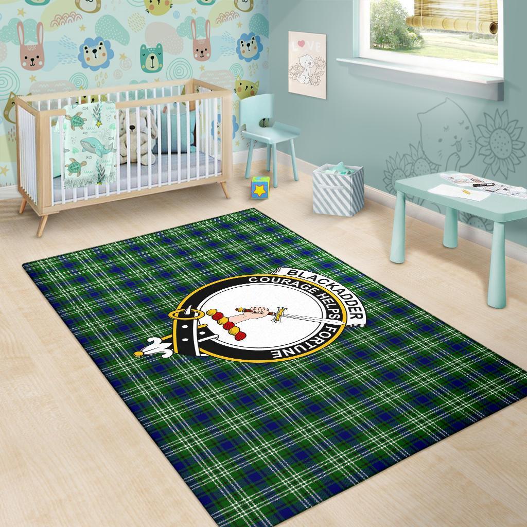 Blackadder Tartan Crest Area Rug