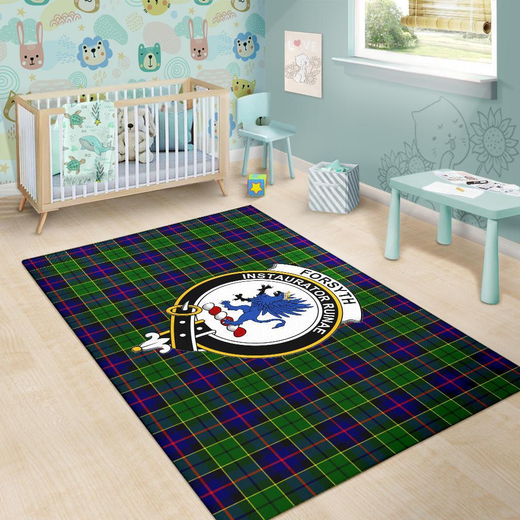 Forsyth Tartan Crest Area Rug