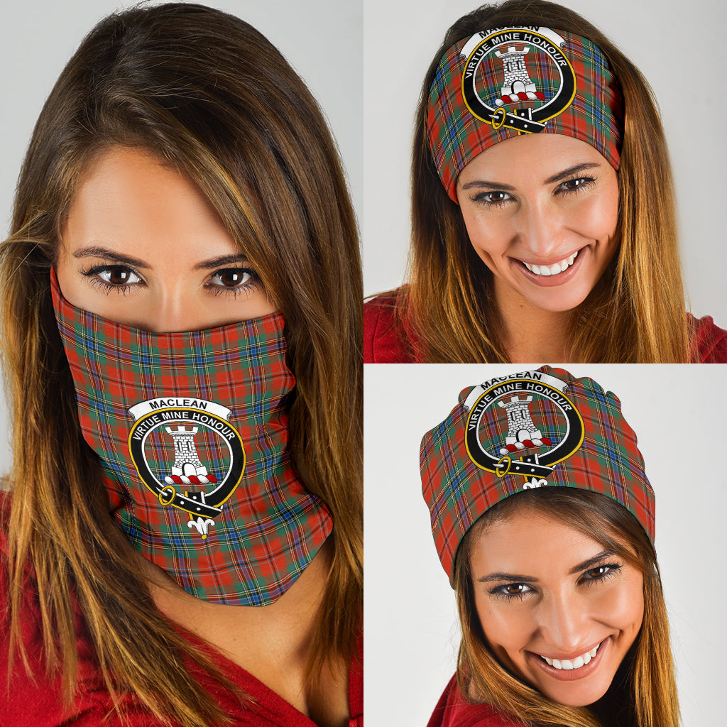 MacLean of Duart Ancient Tartan Crest Neck Gaiter - Bandana