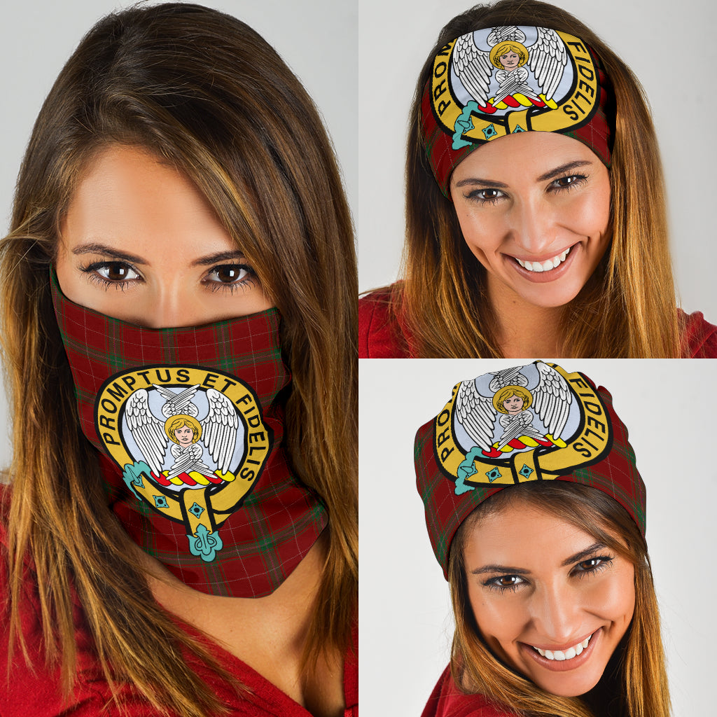 Carruthers Tartan Official Crest Neck Gaiter - Bandana