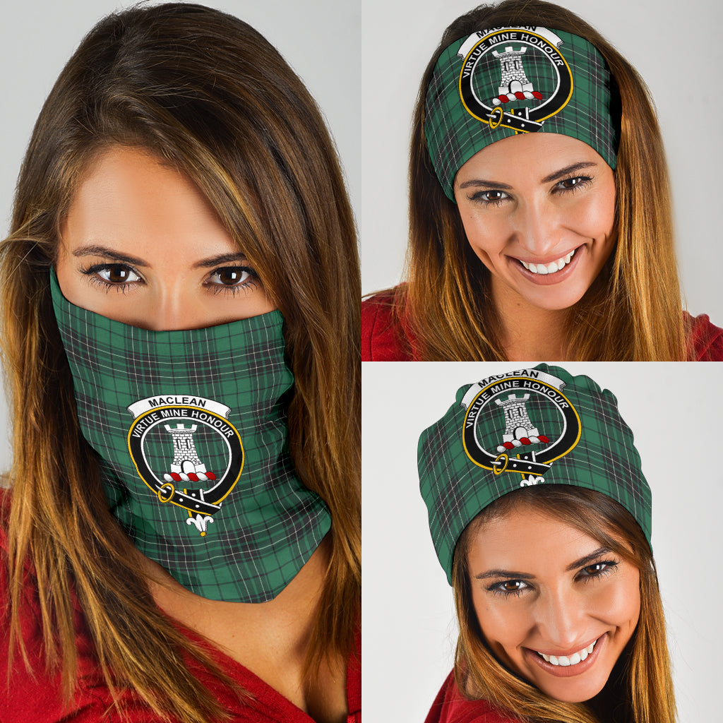 MacLean Hunting Ancient Tartan Crest Neck Gaiter - Bandana