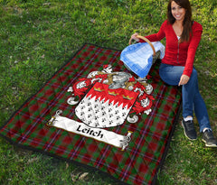 Leitch Crest Tartan Quilt - SP
