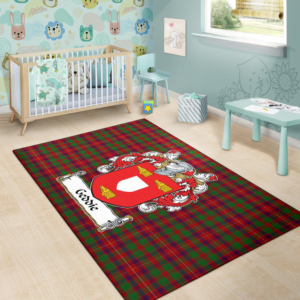 Geddie Tartan Crest Area Rug