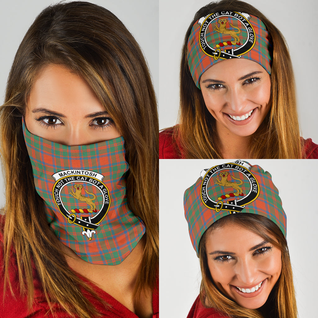 MacKintosh Ancient Tartan Crest Bandana - Neck Gaiter