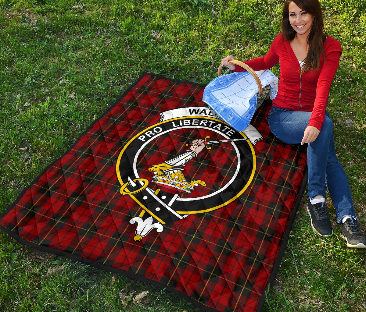 Wallace Tartan Crest Quilt - SP