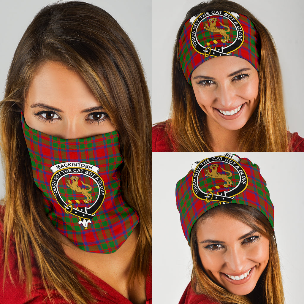 MacKintosh Modern Tartan Crest Bandana - Neck Gaiter