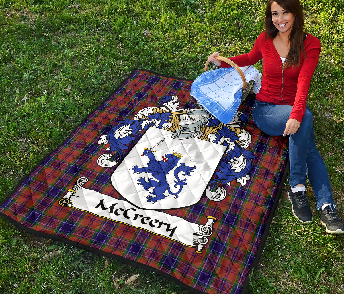 McCreery Tartan Crest Quilt - SP