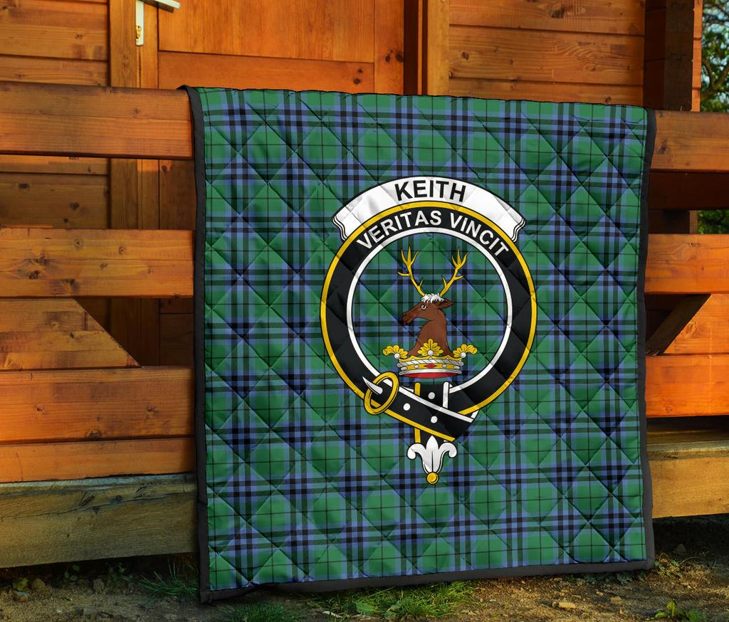 Keith Ancient Tartan Crest Quilt