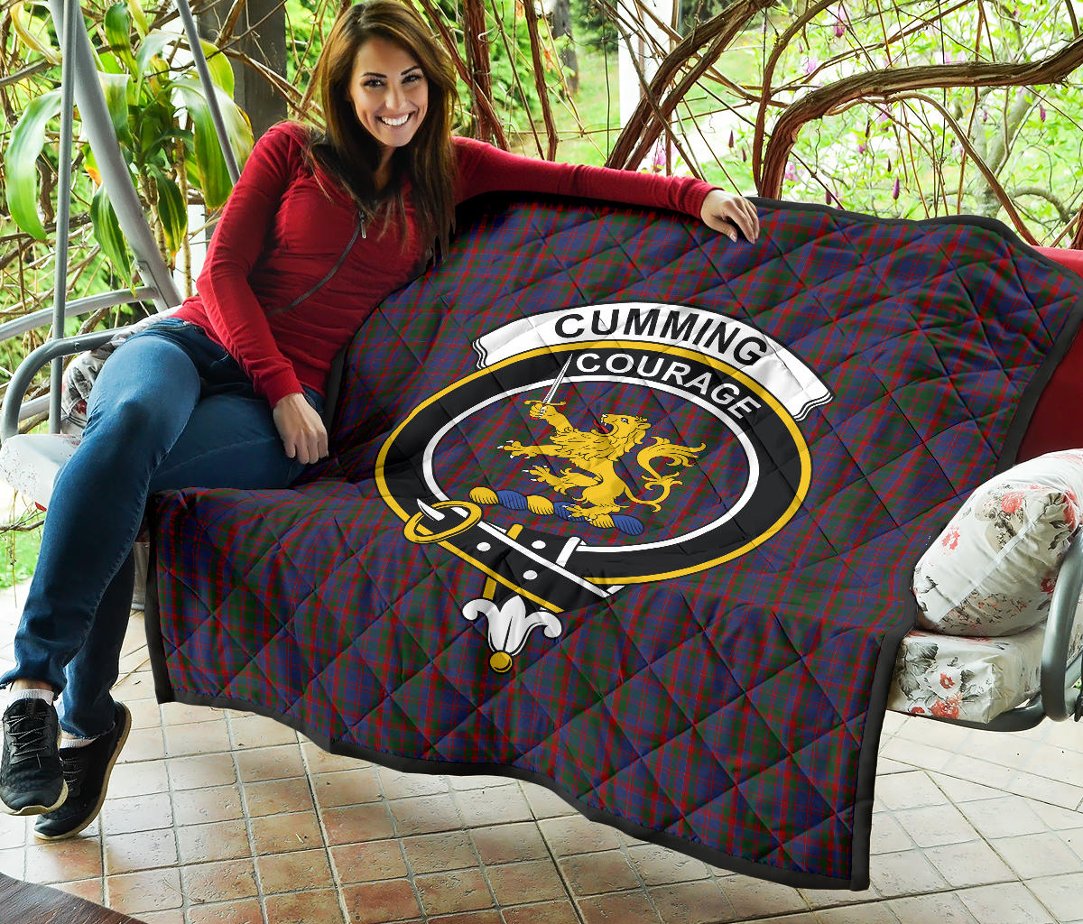 Cumming Tartan Crest Quilt - SP