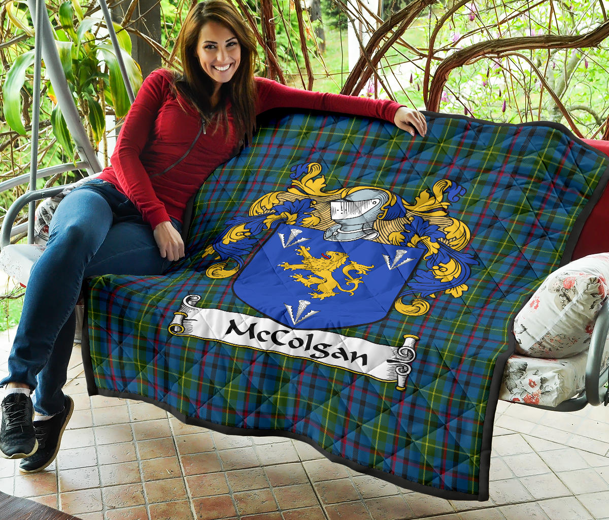 McColgan Tartan Crest Quilt