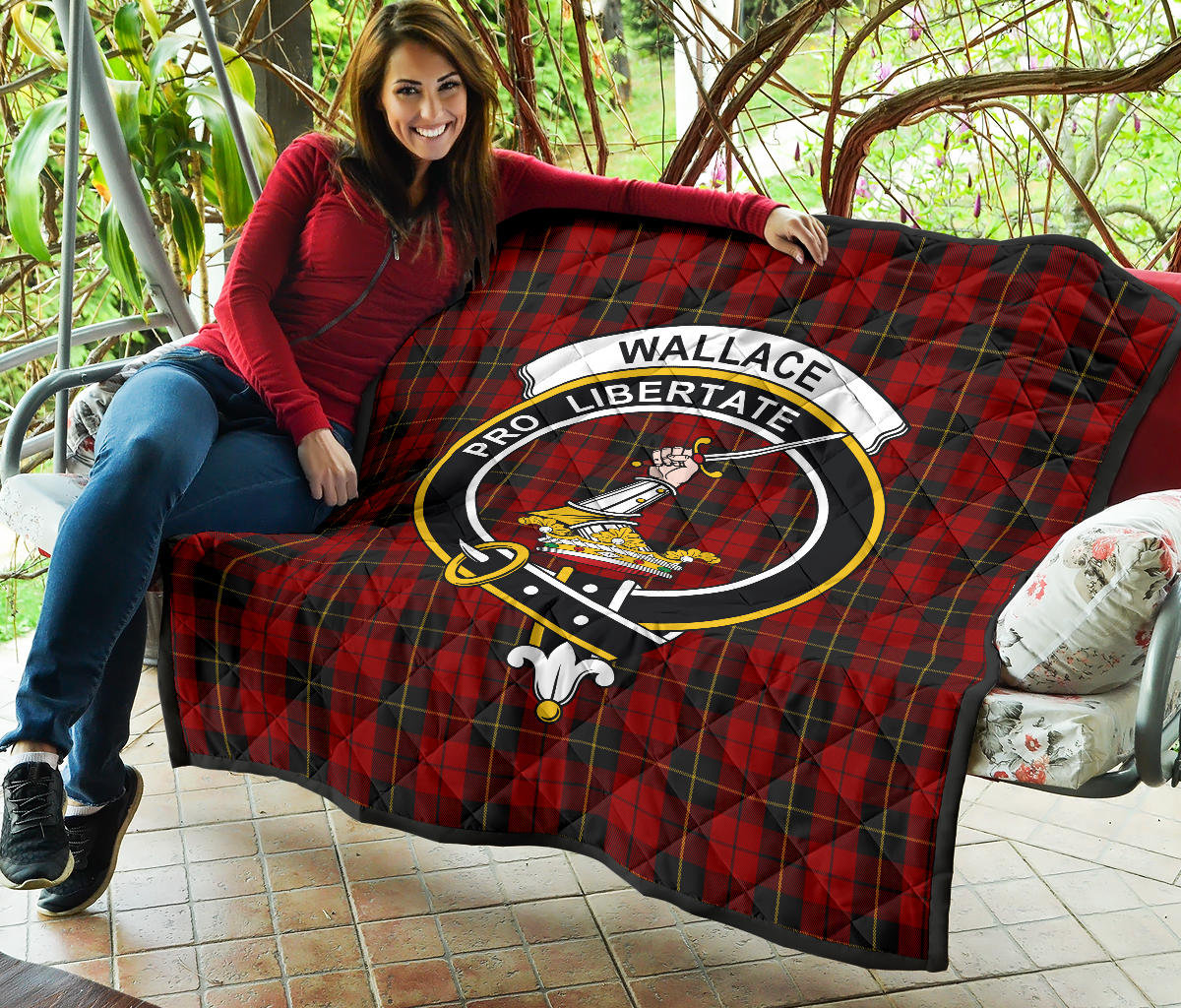 Wallace Tartan Crest Quilt - SP