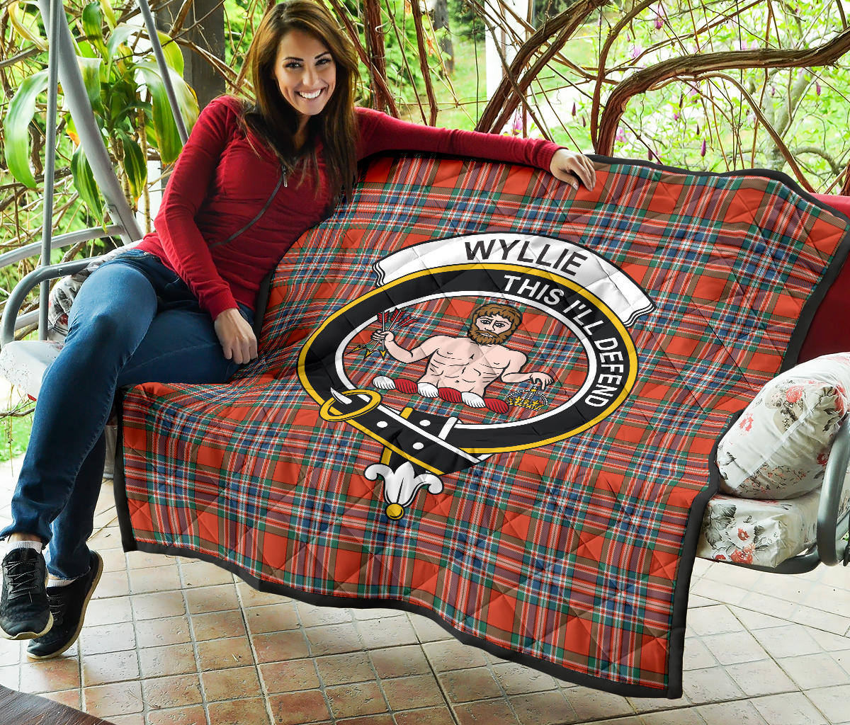 Wyllie Tartan Crest Quilt SP