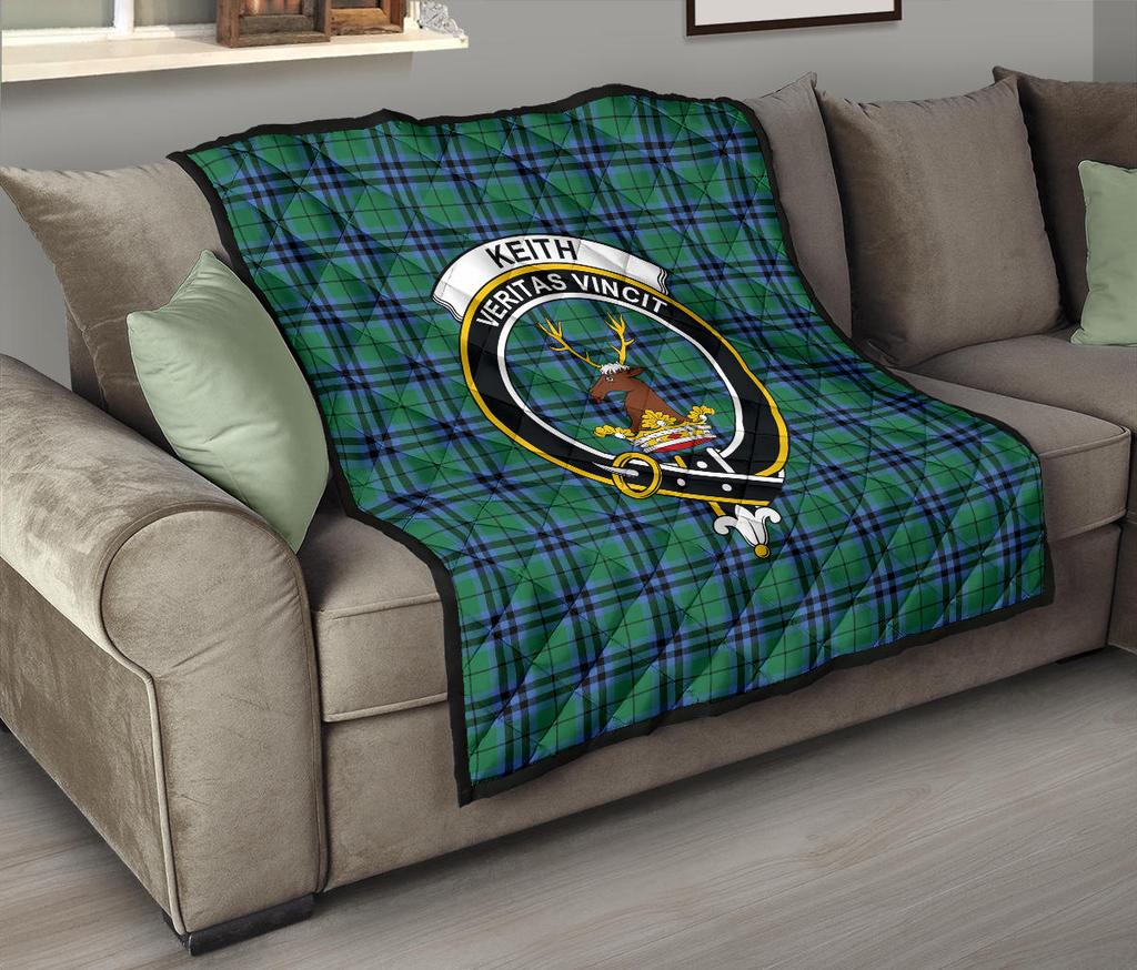 Keith Ancient Tartan Crest Quilt
