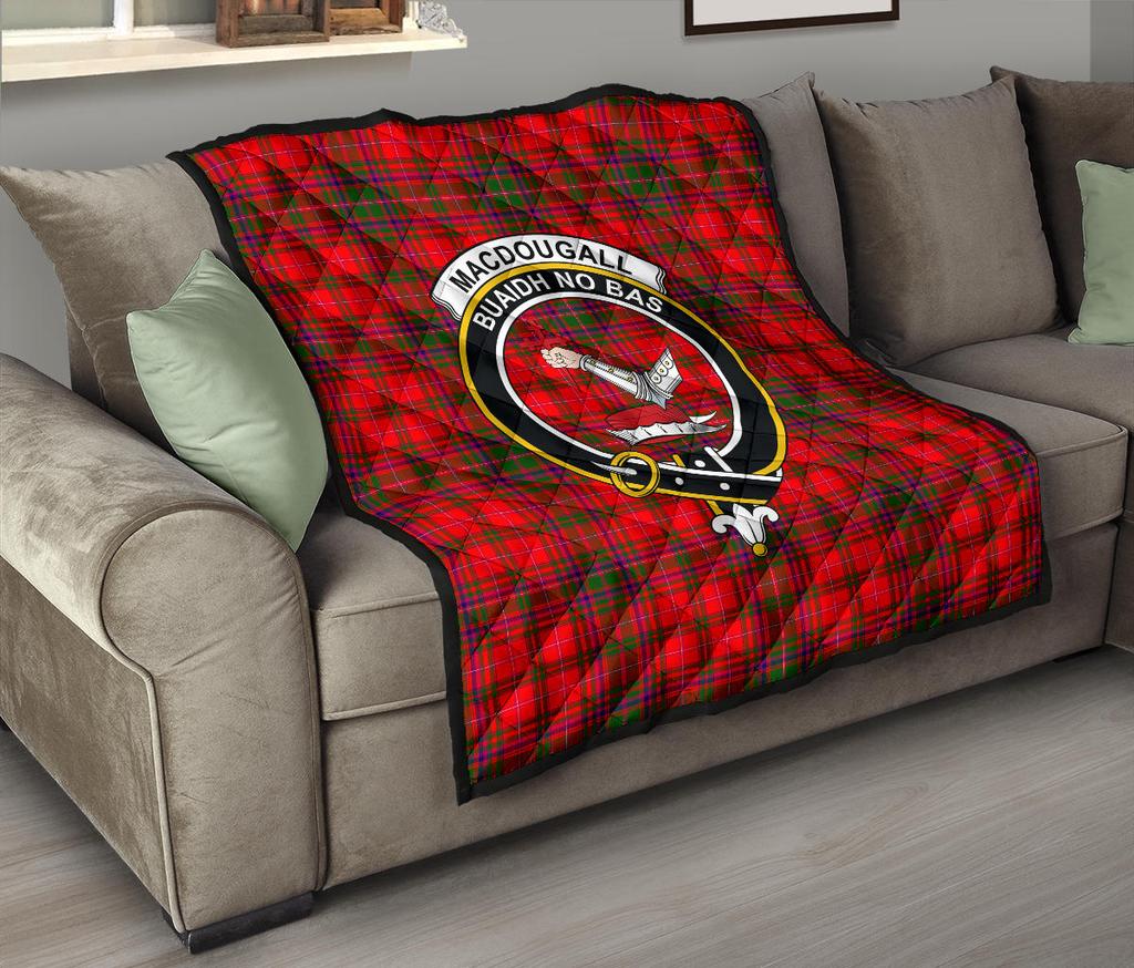 Macdougall Family Modern Tartan Quilt