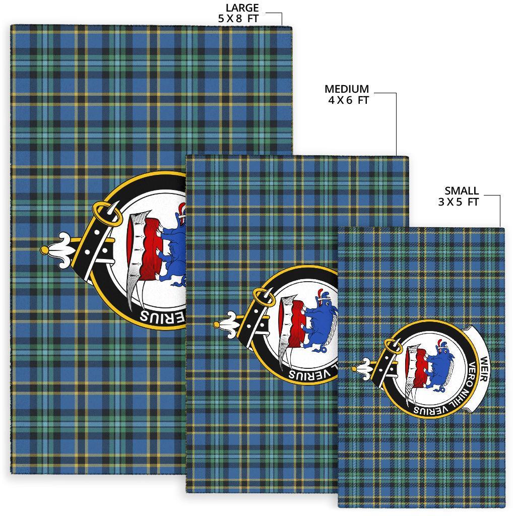 Weir Tartan Crest Area Rug