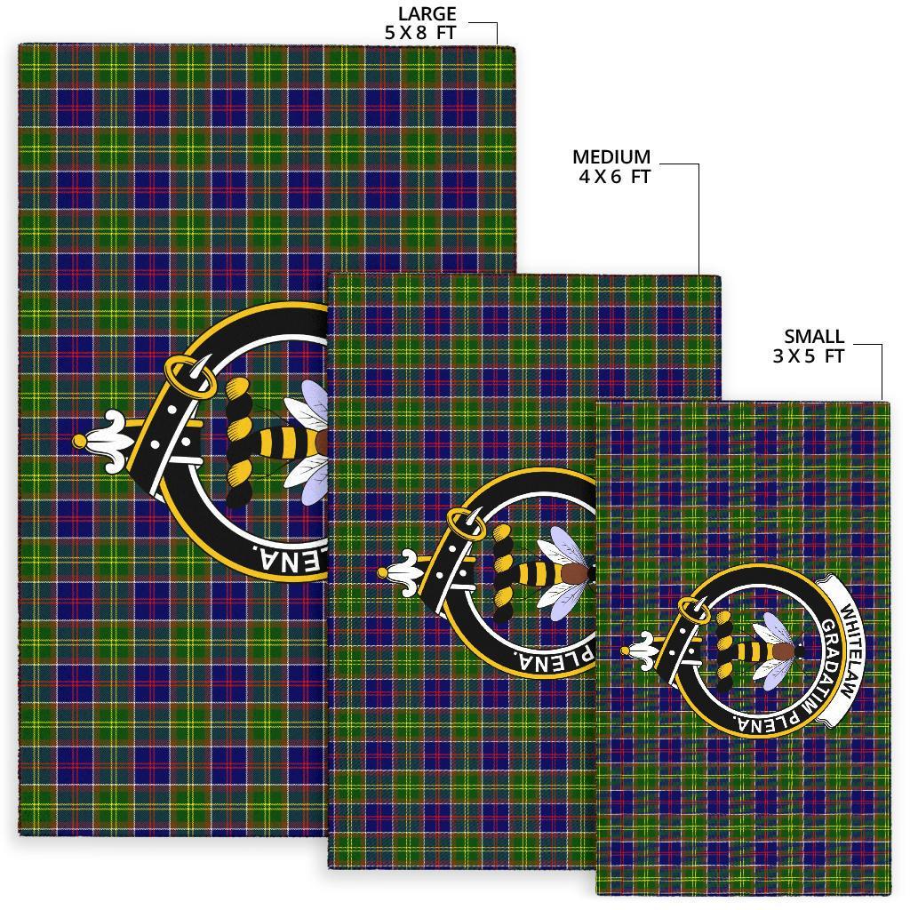 Whitelaw Tartan Crest Round Rug