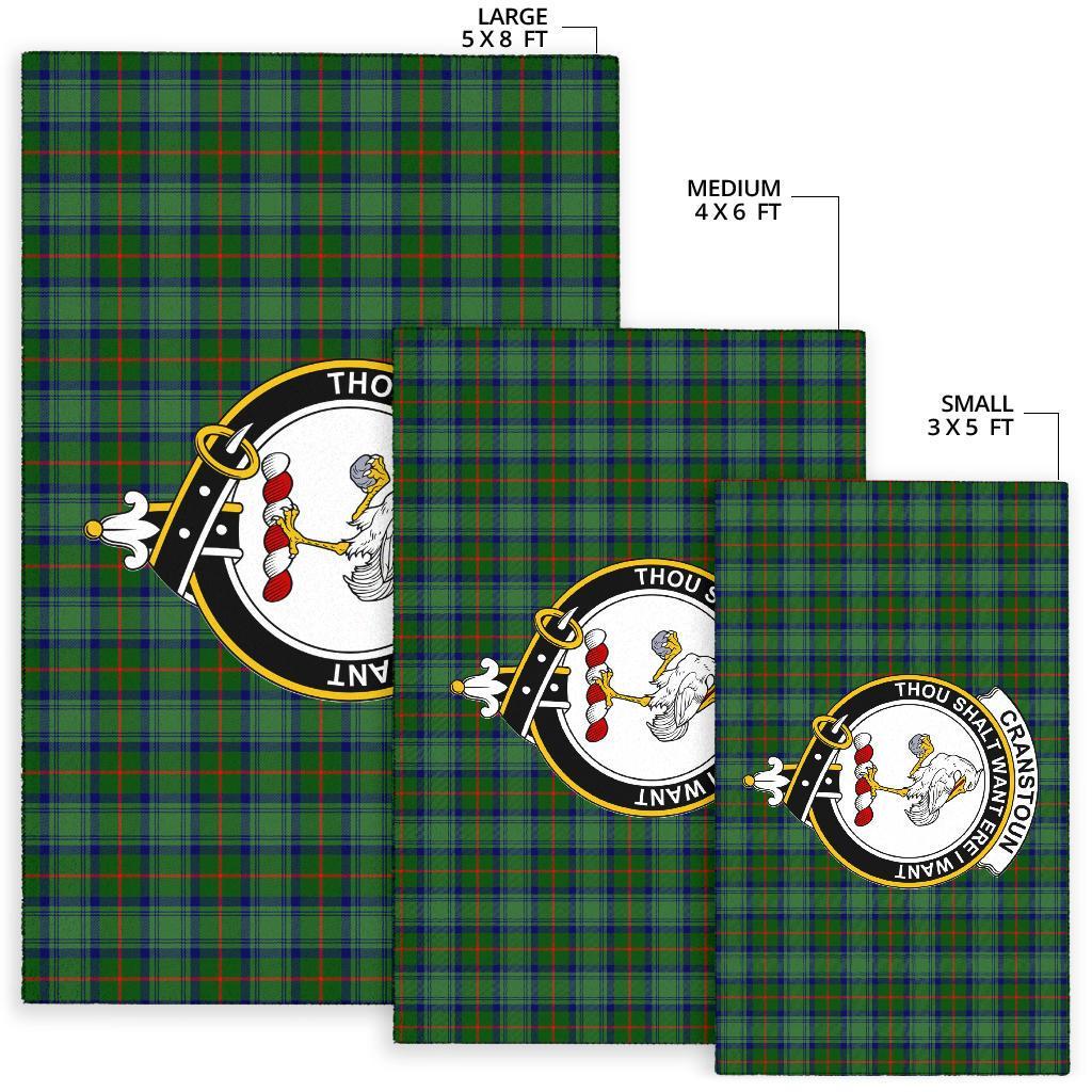 Cranstoun Tartan Crest Area Rug