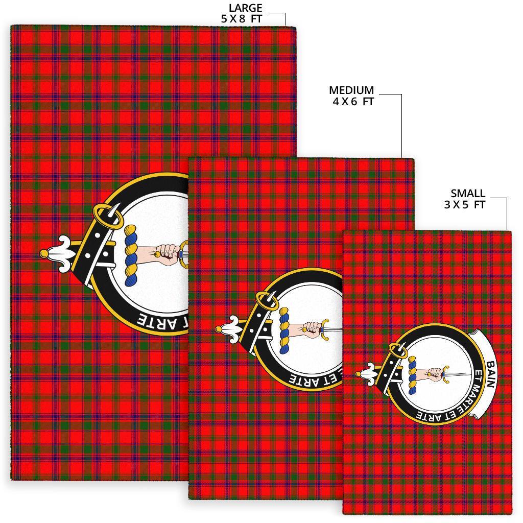 Bain Tartan Crest Area Rug