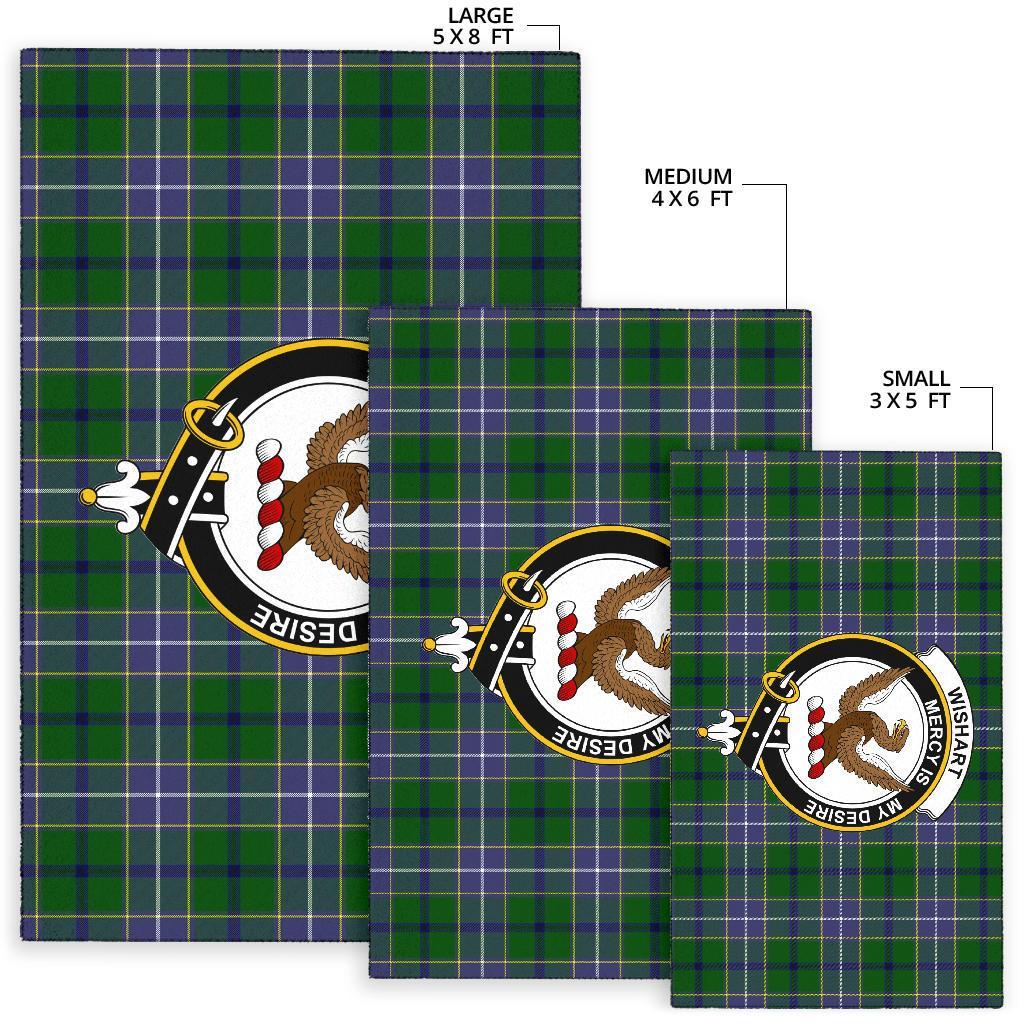 Wishart Tartan Crest Area Rug