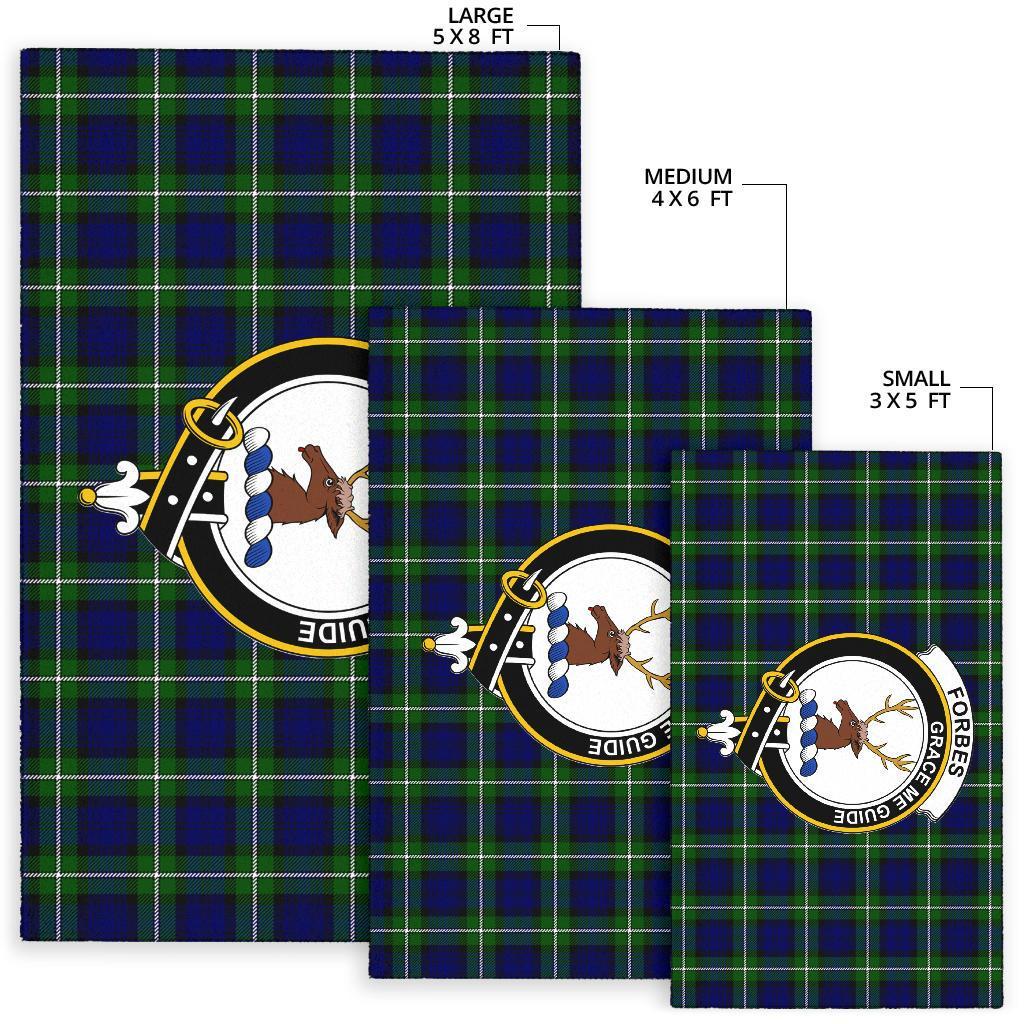 Forbes Tartan Crest Area Rug