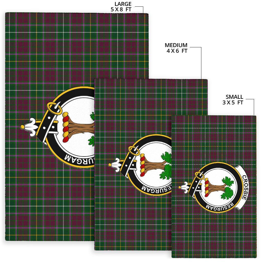 Crosbie Tartan Crest Area Rug