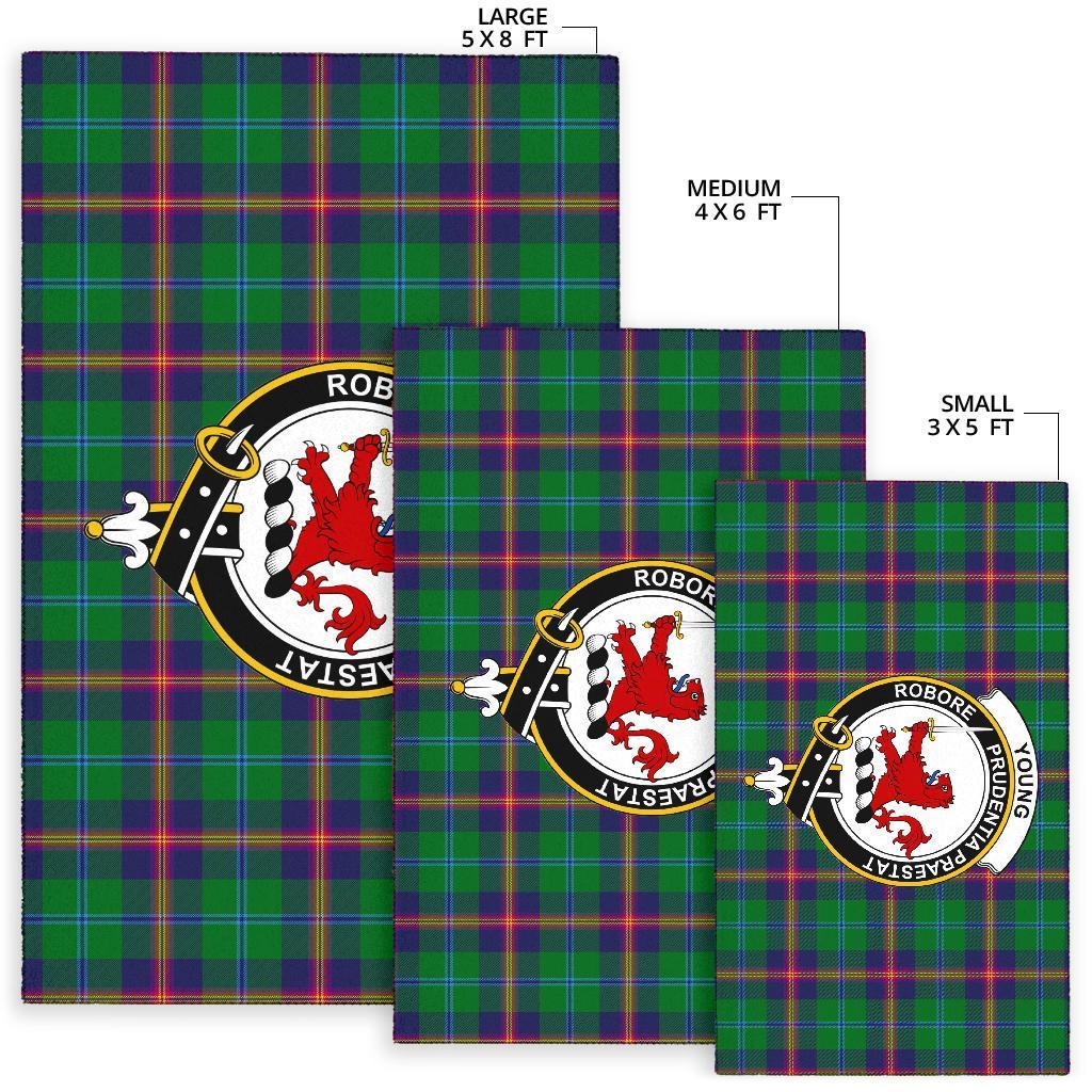 Young Tartan Crest Area Rug