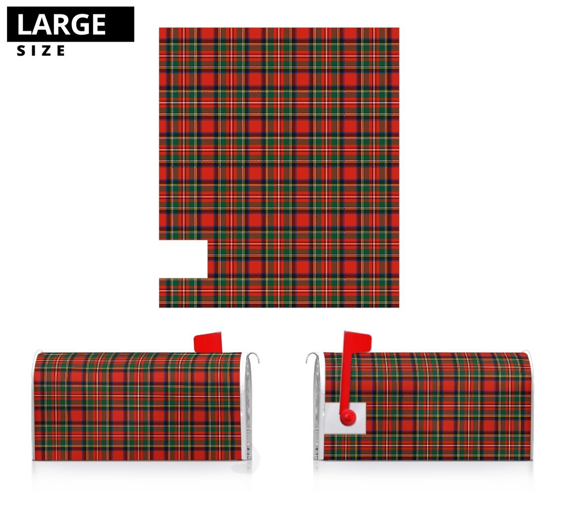 Stewart Royal Modern Tartan Mailbox